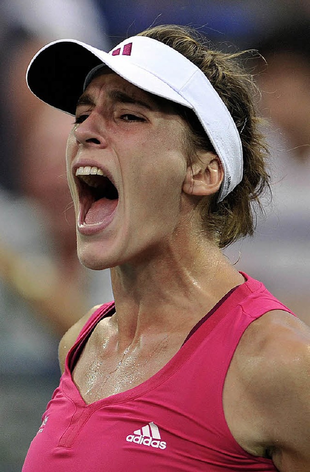 Andrea Petkovic freut sich.   | Foto: dpa