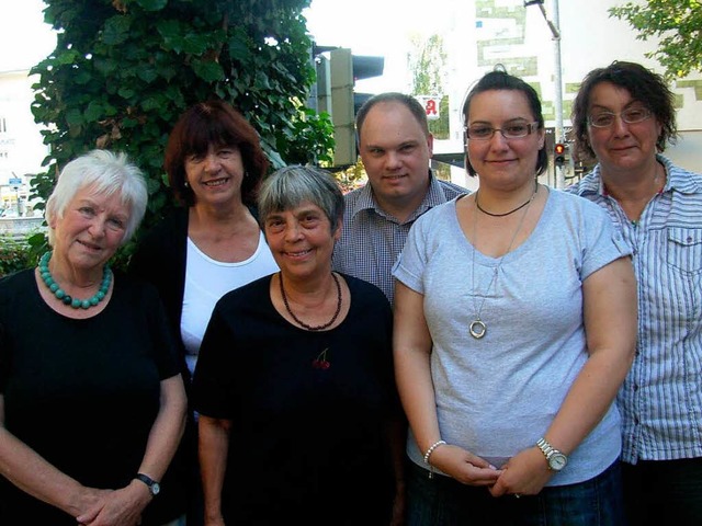 AWO-Team: Gertrud Herbster,  Gabi Schu...en, Geschftsfhrerin Heidi Schellen.   | Foto: jo