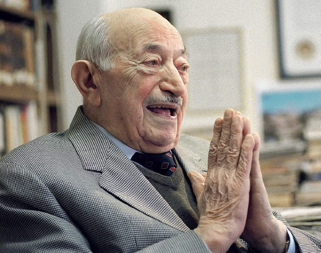 Auch im Dienste von Mossad: Simon Wiesenthal (Archivbild von 2000)  | Foto: dpa