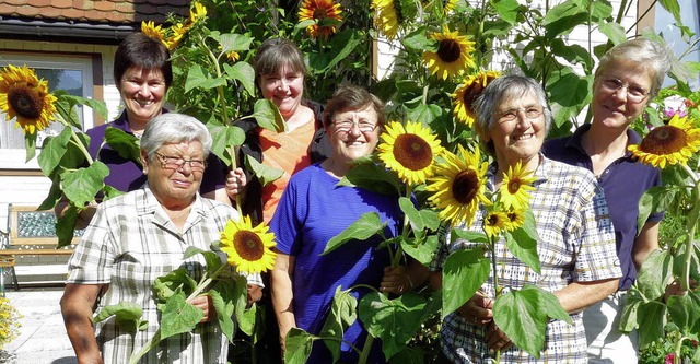 Sonnenblumen stehen im Mittelpunkt des...itisee  vorbereitet und mitgestaltet.   | Foto: Monika Hofmeier