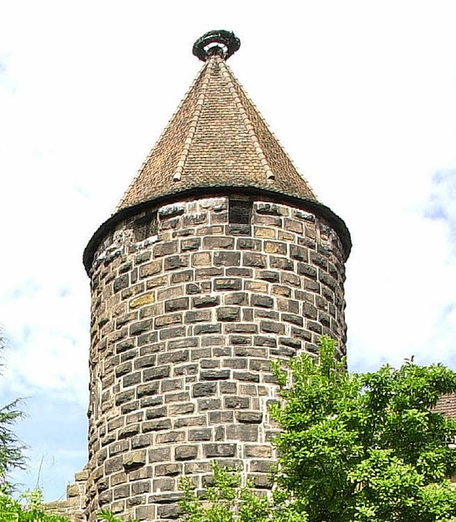 Der Storchenturm, einst Teil der Wasserburg.   | Foto: m. bamberger