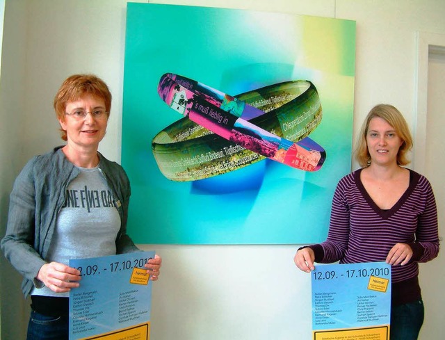 Mit  Heimat setzt sich das Ausstellung...links) und Katrin Hundorf vorstellten.  | Foto: Roswitha Frey
