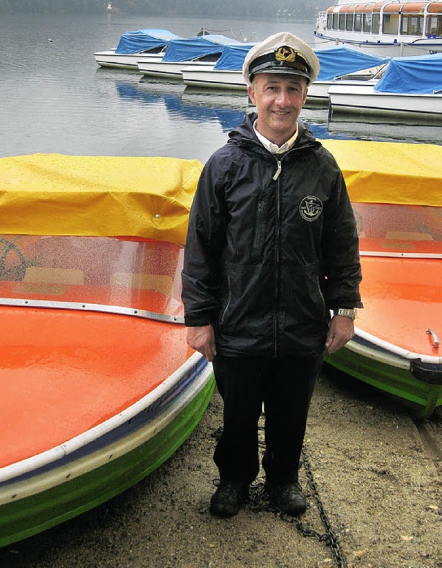 Armin Schweizer leitet seit 20 Jahren den Bootsverleih Schweizer.  | Foto: Nadja Dilger