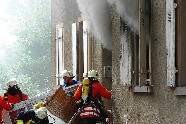 Zimmerbrand in Mehrfamilienhaus in Nonnenweier