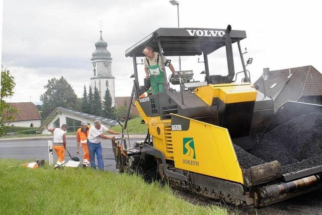 Nagelneue Ortsdurchfahrt