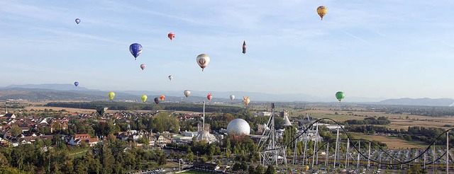 Mehr als 30 Heiluftballons werden in ...sten Woche wieder ber Rust schweben.   | Foto: Europa-Park