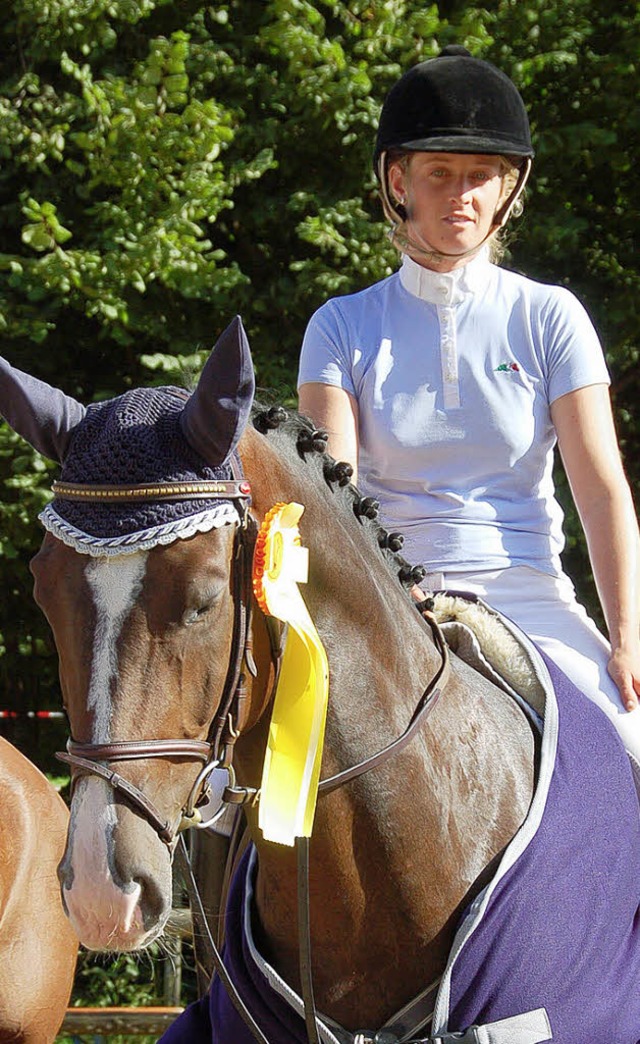 Stefanie Leyrer mit &#8222;Fromecs Can...is des Stadtrechtsjubilums gewonnen.   | Foto: Markus Maier