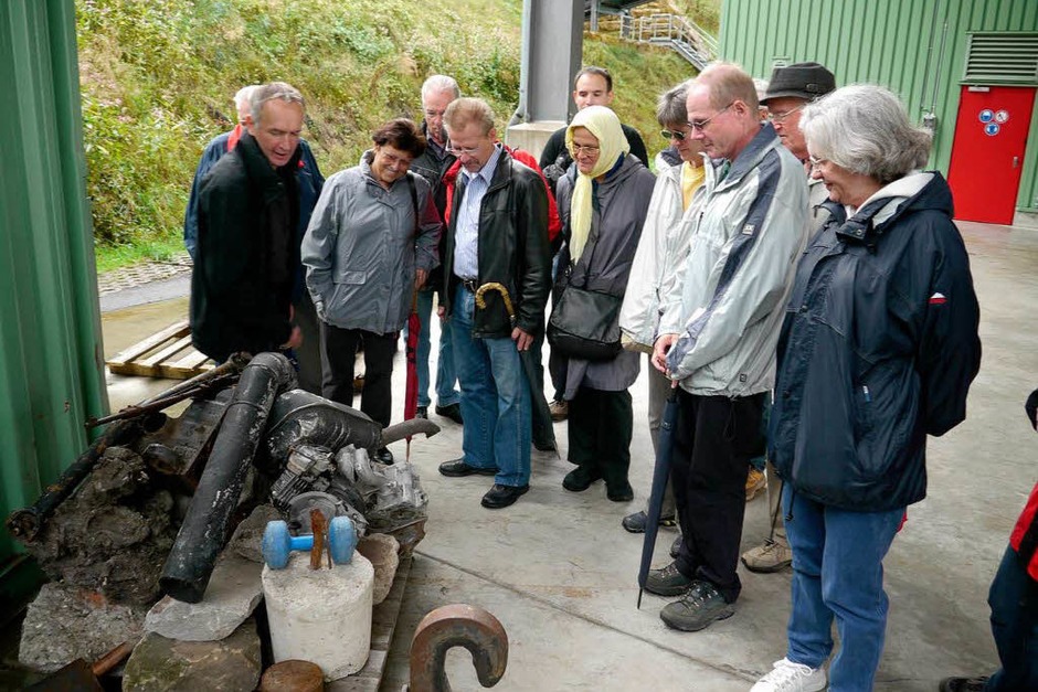 Die Führung durch die Ringsheimer Deponie. (Foto: Christian Kramberg) Die Führung durch die Ringsheimer Deponie. (Foto: Christian Kramberg)