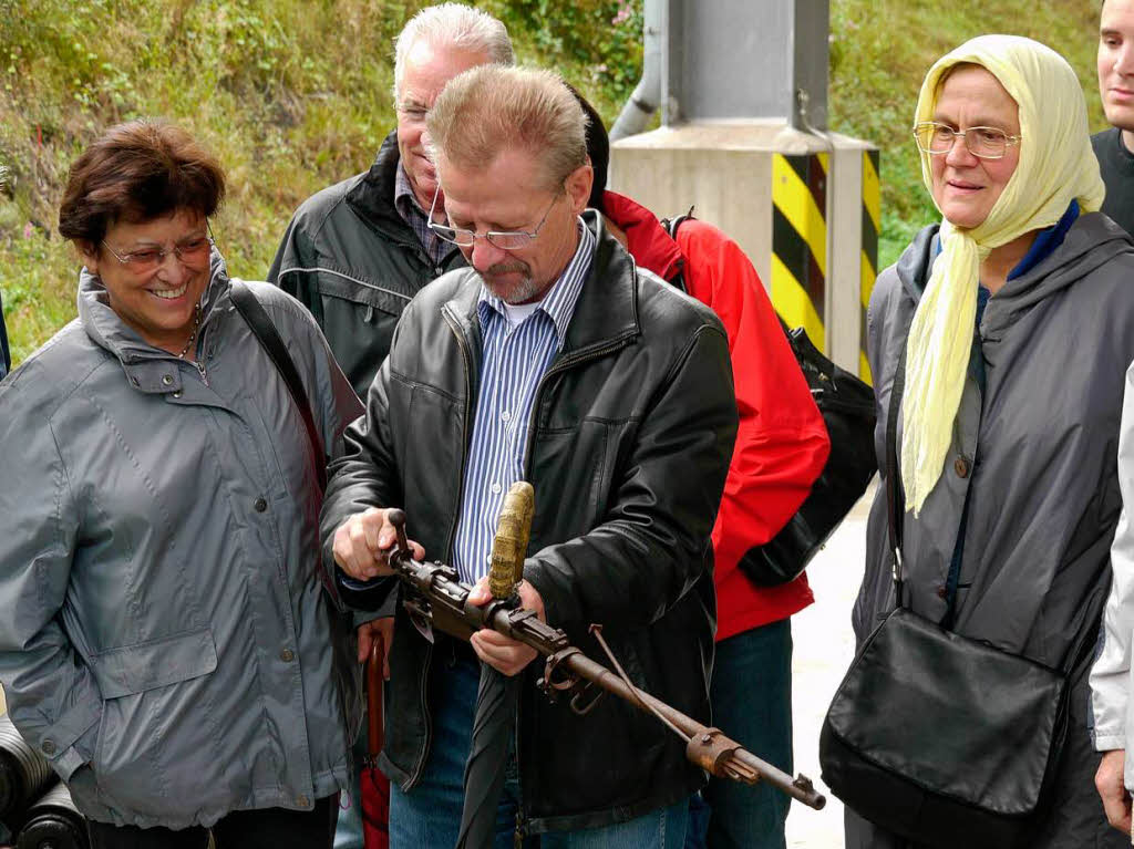 Die Fhrung durch die Ringsheimer Deponie.