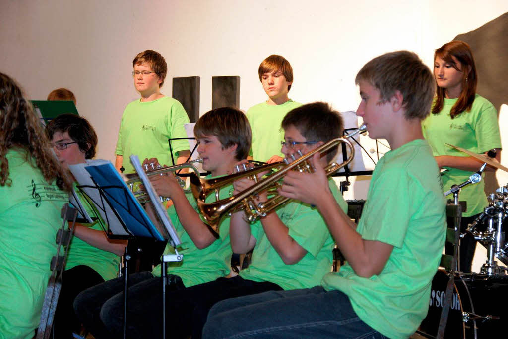 Die Jugendmusik Region Laufenburg sorgten fr musikalischen Schwung.