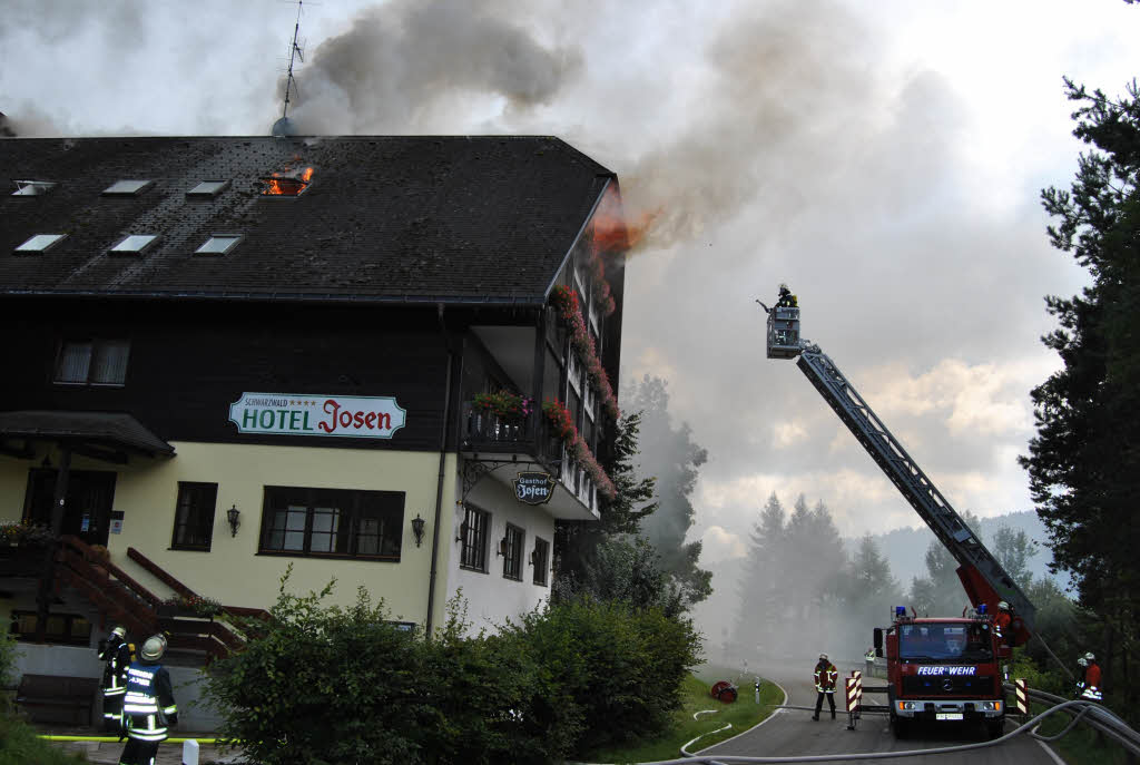 Feuer im Hotel Josen Feuer im Hotel Josen
