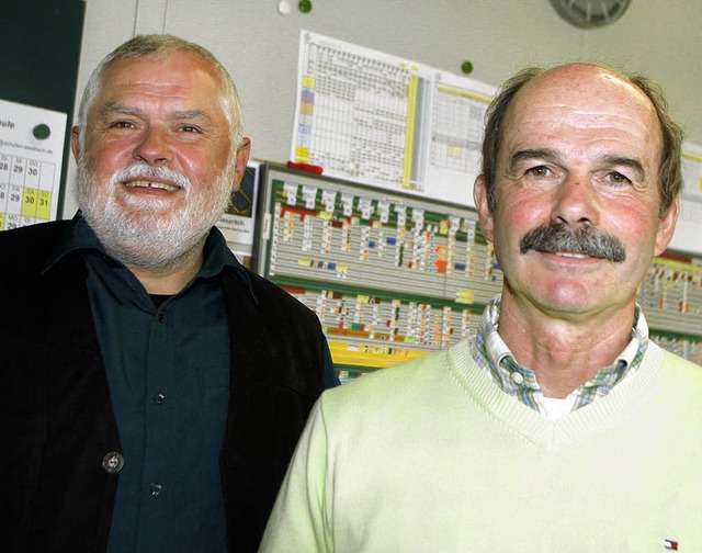 Peter Leufke und Gerd Hilberer setzen groe Erwartungen in die Werkrealschule.   | Foto: heidi fssel