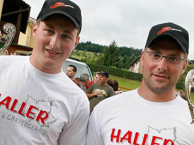 Stefan Eble (rechts) wurde Eueropameis...Vgele (links) Zweiter (Bild von 2008)  | Foto: Christoph Breithaupt