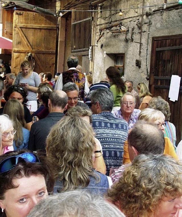 Beim Haltinger Winzerfest stimmt  auch das Ambiente.   | Foto: Musolt