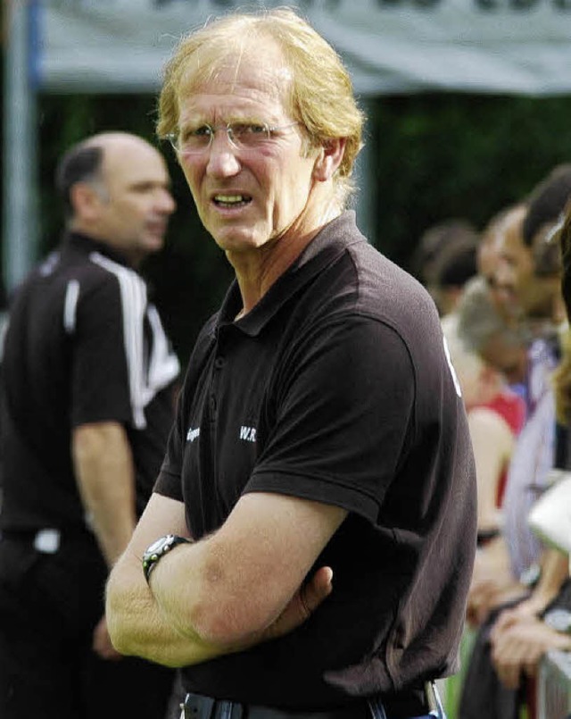 Neuer Mann bei der Ersten Mannschaft d...t den bisherigen Trainer Rolf Sutter.   | Foto: Peter Gerigk