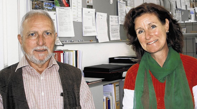 Rektor Franz Paul und Konrektorin Astrid Jehle   | Foto: dinort