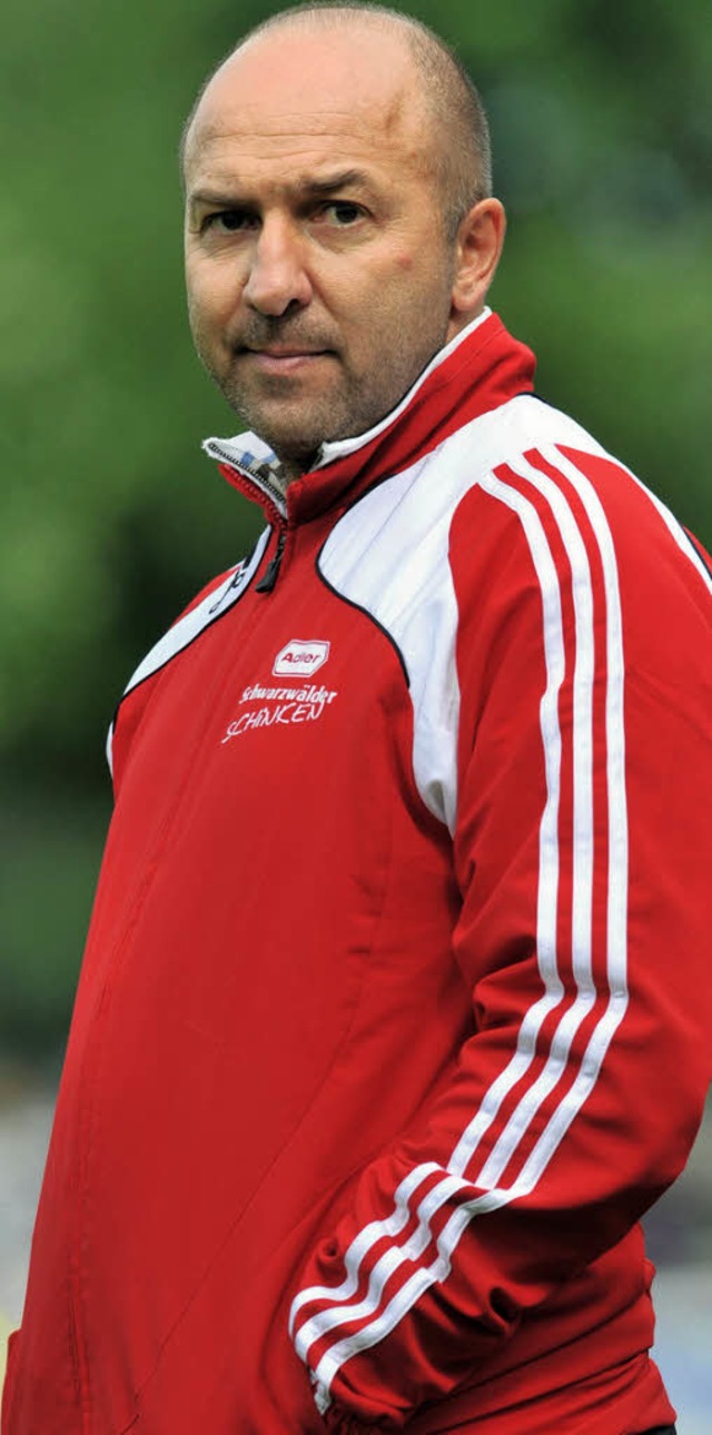 Bonndorfs Trainer Mike Krger will im ...ine Reaktion seiner Mannschaft sehen.   | Foto: Seeger