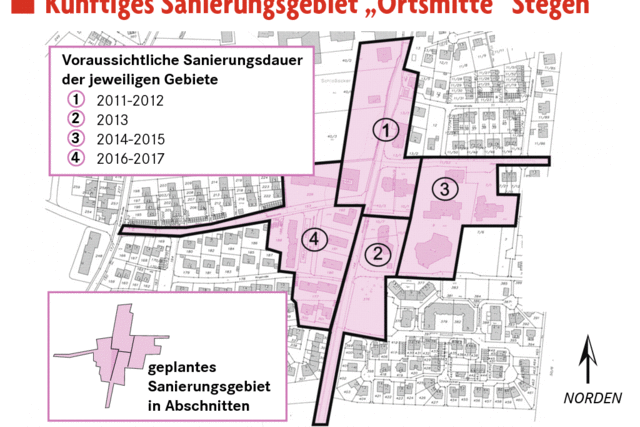 Sanierung in Abschnitten