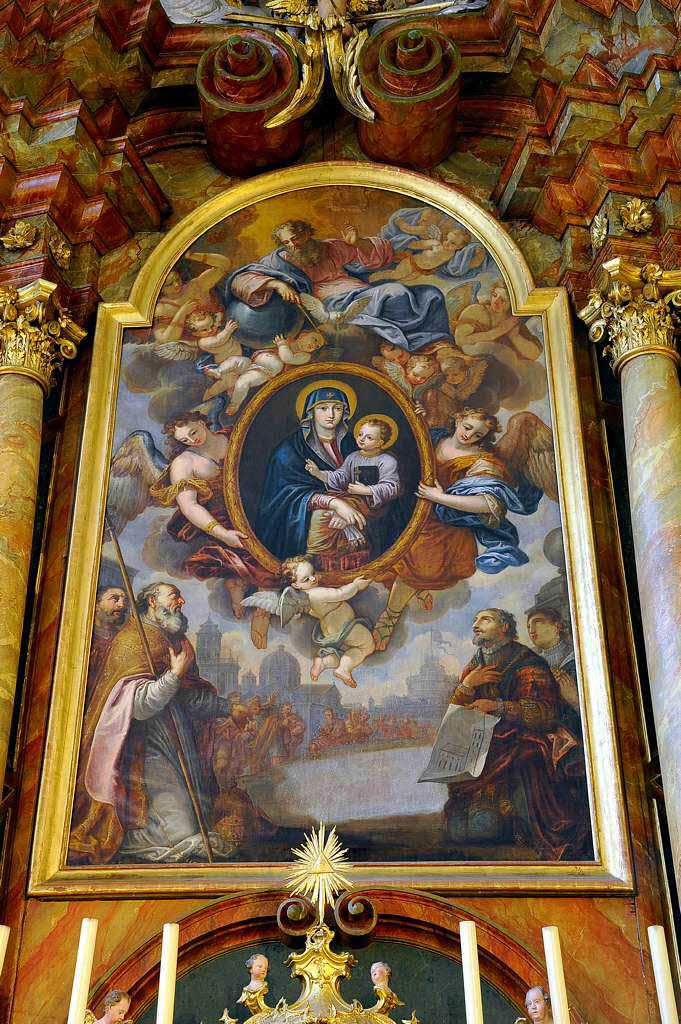 Altarbild in der Altkatholischen Kirsche St. Ursula in der Rathausgasse.