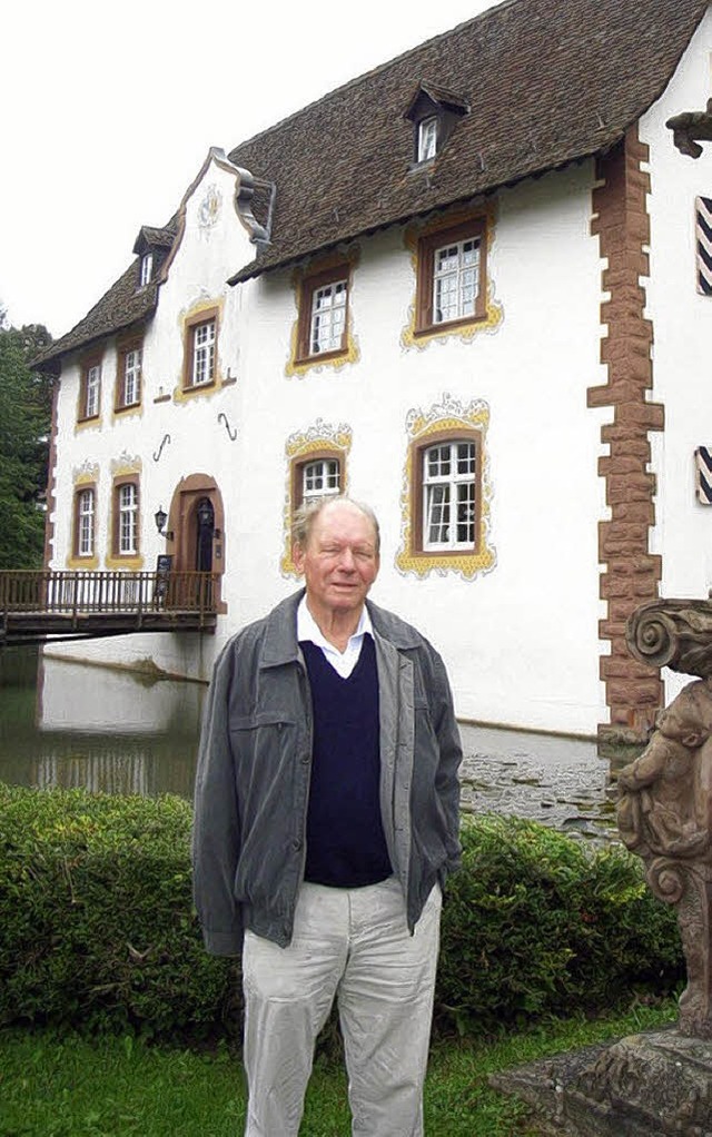 Gustav-Adolf Schrder, Vorsitzender des Schlossverreins   | Foto: JoHanna  Hgg