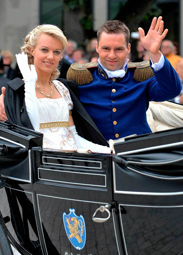 Christin Berger und Markus Hutt sind das offizielle Prinzenpaar der historischen Wiesn.