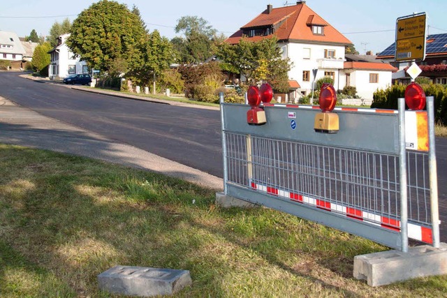 In den frhen Morgenstunden wurde die ...ahrt in Grafenhausen wieder aufgehoben  | Foto: Wilfried Dieckmann