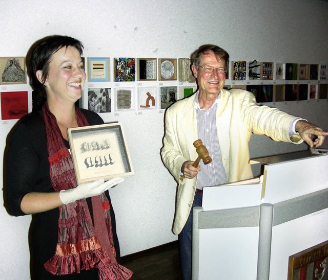 Zum Jubilum des Kunstvereins March fa...rt Hahn und Andrea Westermeier statt.   | Foto: Mario Schneberg