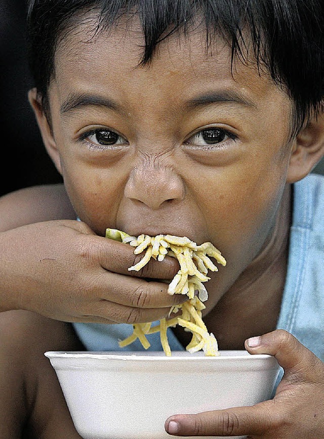 Hier ist der Kampf gegen den Hunger erfolgreich.   | Foto: dpa