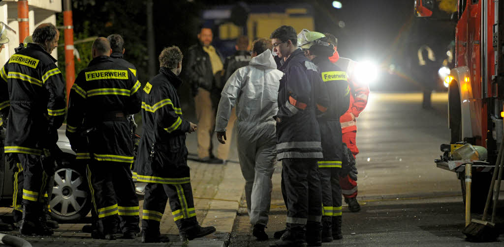 Der Einsatz der Rettungskrfte am St. Elisabethen-Krankenhaus in Lrrach