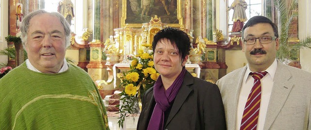 Die neue Gemeindereferentin Antonia Hu...  des Ringsheimer Pfarrgemeinderates.   | Foto: Adelbert Mutz