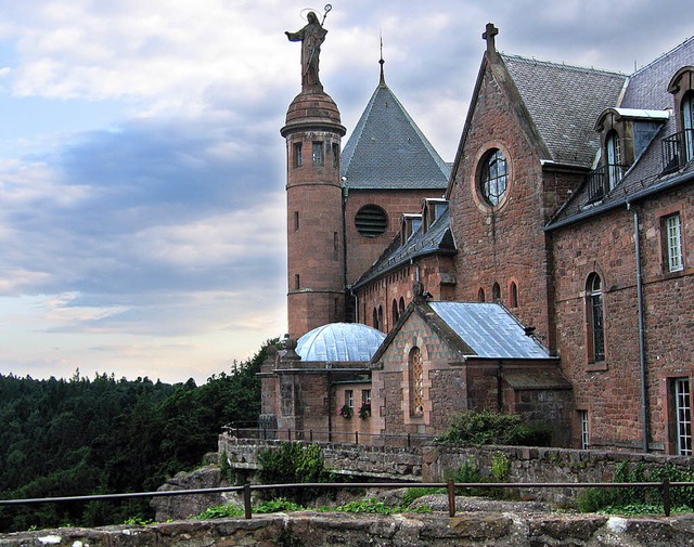 Das Kloster auf dem Odilienberg in den Vogesen   | Foto: Henninger-Kusch
