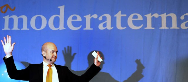 Er will seine neue Regierung in zwei W...e Ministerprsident Fredrik Reinfeldt.  | Foto: afp