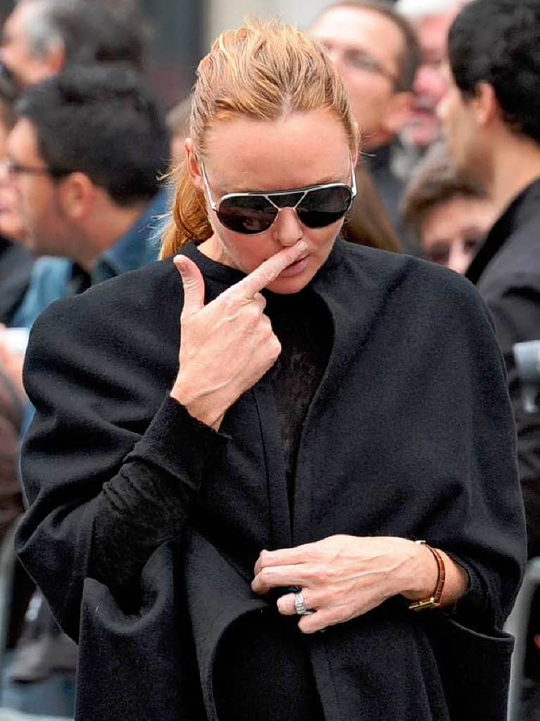 Tief bewegt: Designerin Stella McCartney Tief bewegt: Designerin Stella McCartney
