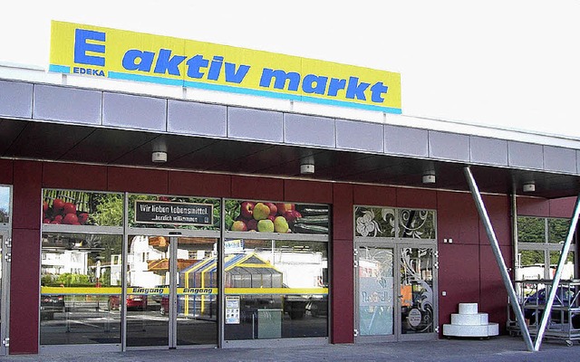 Der neue Aktivmarkt Edeka Schindler an der Freiburger Strae in Elzach  | Foto: Nikolaus Bayer