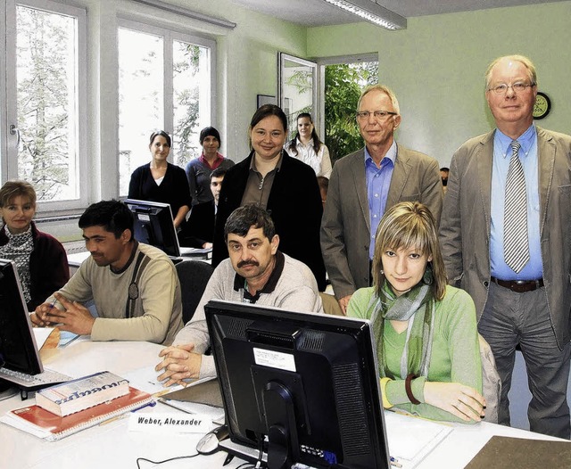 Erster Unterrichtstag beim Kurs &#8222...utschen Angestellten-Akademie (DAA) .   | Foto: Freudig