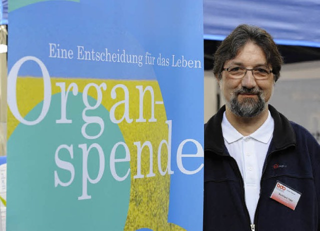Burkhard Tapp: Empfnger einer neuen Lunge   | Foto: Ingo Schneider
