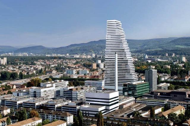 Der Roche-Turm wird die Stadt Basel dominieren