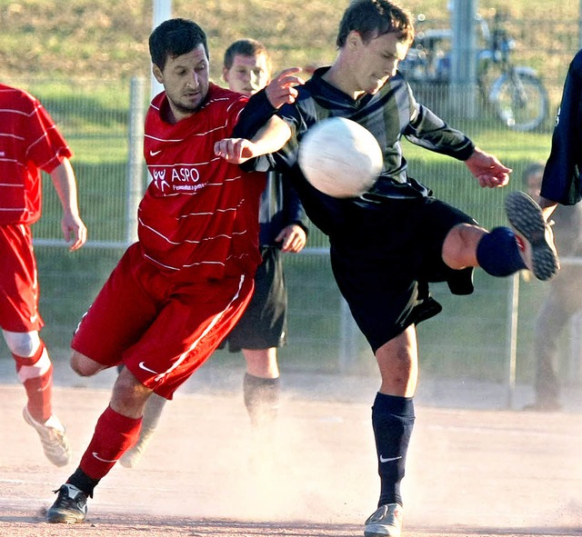 Der FC Dauchingen und die Gste aus FC... Tore wollten deshalb keine gelingen.   | Foto: Reinhardt
