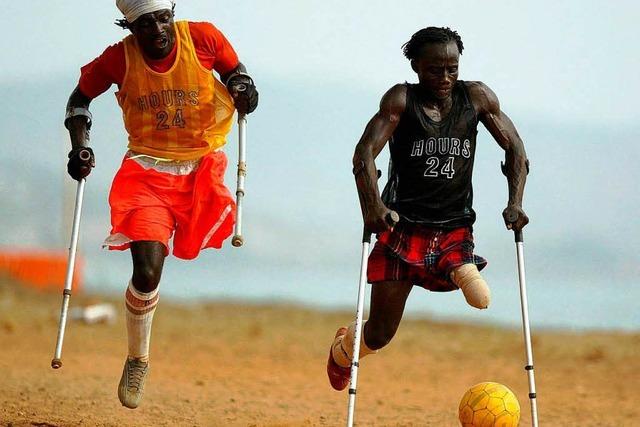Fuball fr Amputierte: Sierra Leone will Weltmeister werden