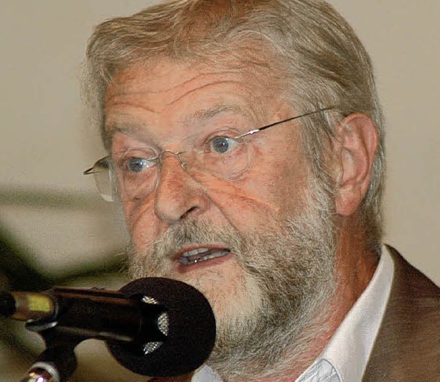 Alfred Winkler tritt bei der Landtagswahl 2011 an.   | Foto: bz