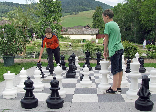 Den Schlssel zu den Figuren fr das n...chenblick&#8220; zur Ausleihe bereit.   | Foto: Manfred Lange