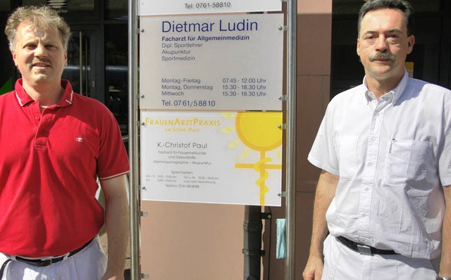 Dietmar Ludin (links) und Karl-Christof Paul   | Foto: Frank Kiefer
