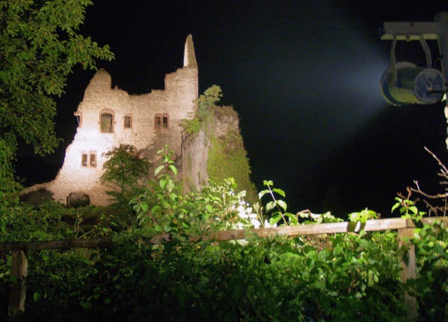 Burgbeleuchtung Landeck  | Foto: Aribert Rssel