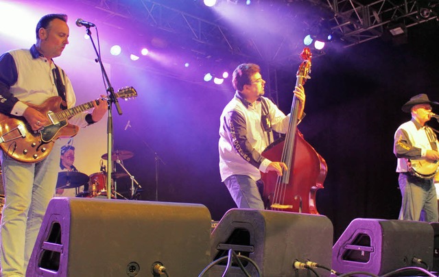 The Lennerockers boten am Sonntag Countrymusik auf dem Schupfart-Festival.  | Foto: sandra von appen