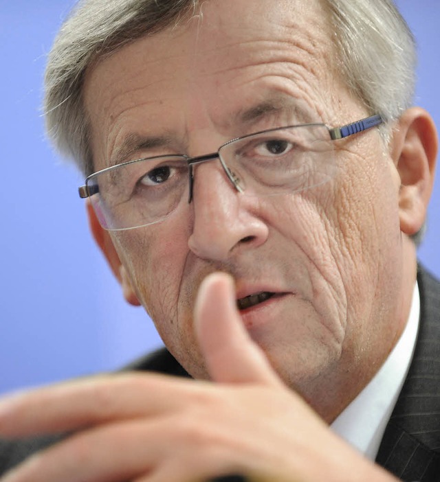 berzeugter Europer: Jean-Claude Juncker   | Foto: afp