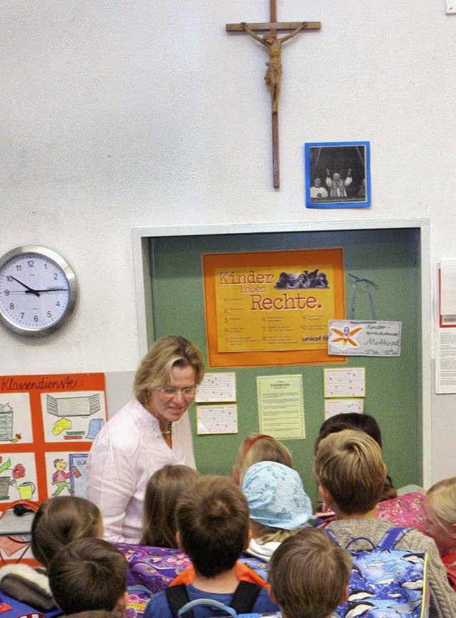 Kruzifixe in Schulen fanden in Freiburg Befrworter.    | Foto: DPA