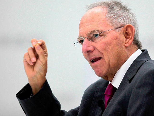 Schuble will vom Krankenbett aus mitregieren.  | Foto: dpa