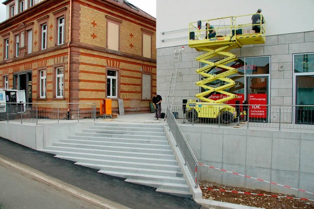 Die Arbeiten zur Erffnung der Merk Ga...terfhrung hin hat die Stadt angelegt.  | Foto: Sylvia-Karina Jahn