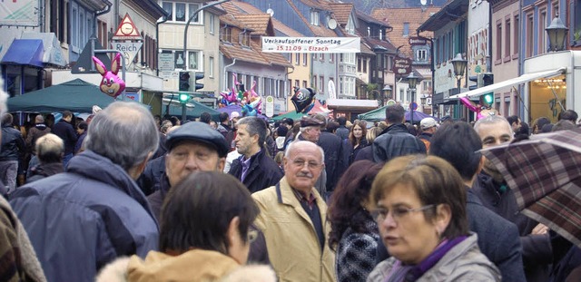 Der Martinimarkt in Elzach ist fr den...z am 14. November wieder stattfinden.   | Foto: Archivfoto: Silke Nitz