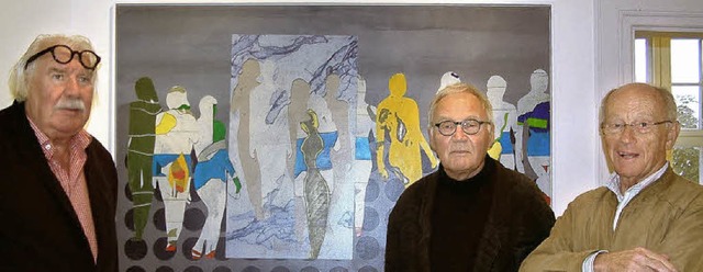 Der bekannte Pop-Art-Knstler Werner B...der und Skulpturen aus rund 40 Jahren.  | Foto: Roswitha Frey